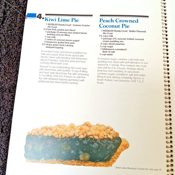 Keebler Classic American Pie Cookbook – 1984 Spiral Bound Ready Crust - Picture 8 of 13